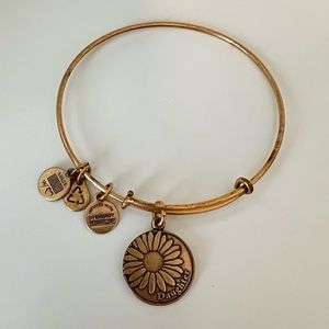 Authentic Alex and Ani Gold Bracelet Bangle - Daughter